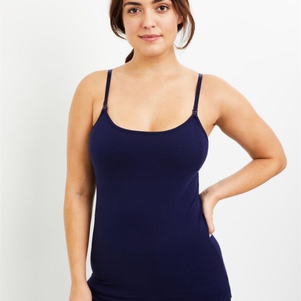 Three NWT nursing camisole tank tops